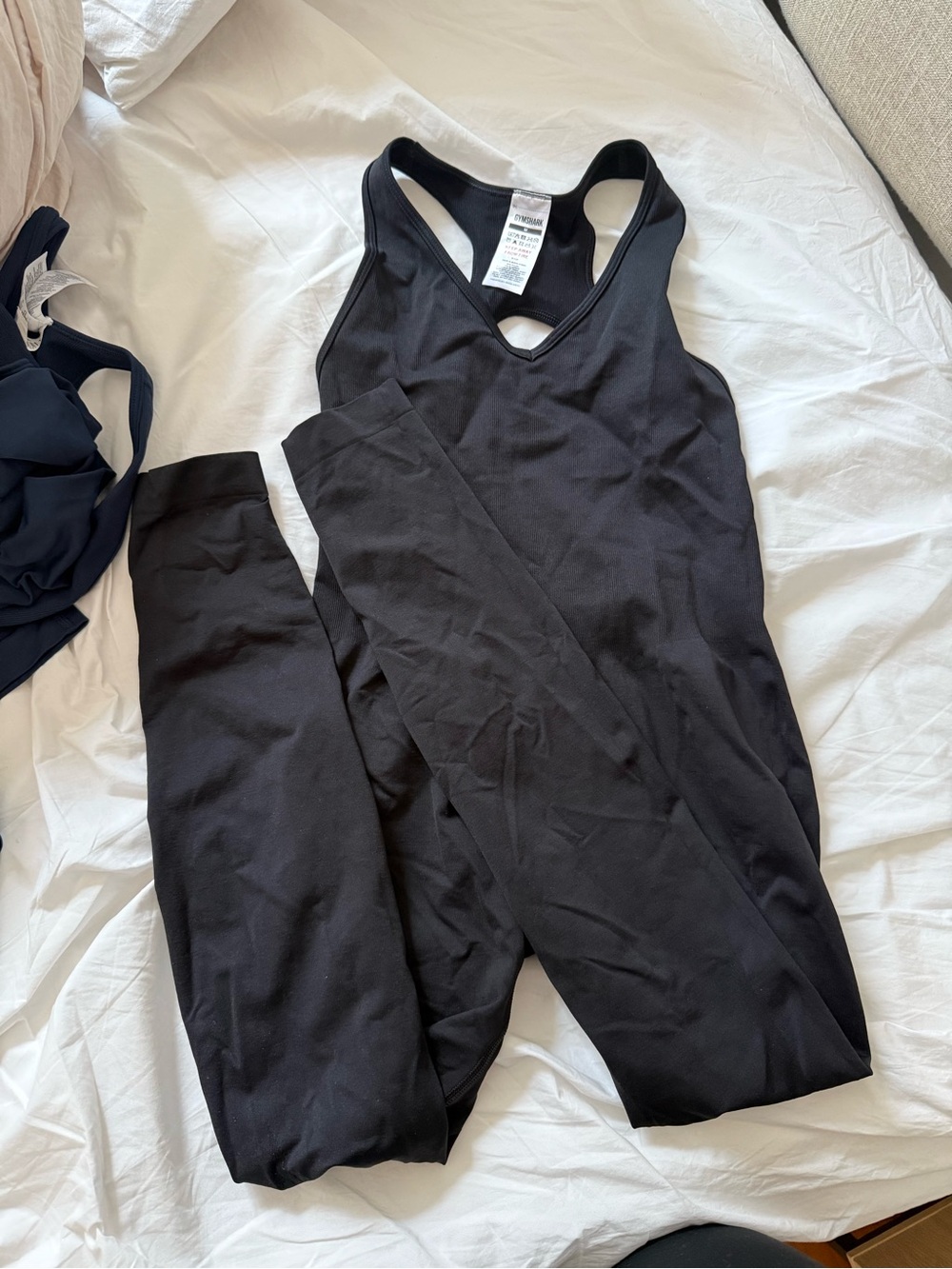 Gymshark black EVERYDAY SEAMLESS ALL IN ONE unitard/ bodysuit - Picture 4 of 6